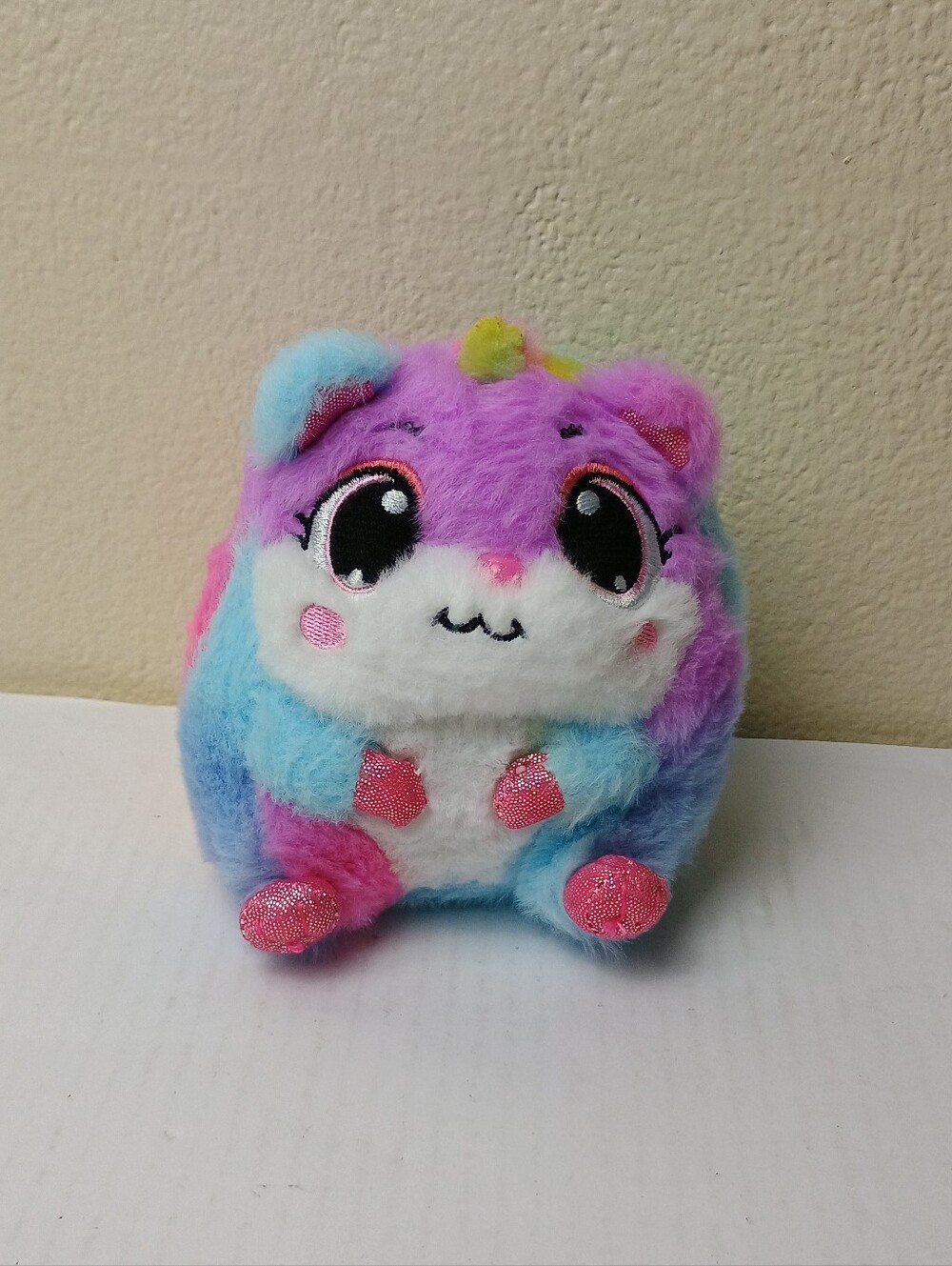 Mi Rainbow Unicorn Hamster Plush - Purple, Blue, Pink, White - Washable